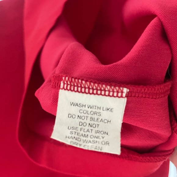 Bettie Page Retro Pinup Girl 1950’s Red Wiggle Dress Vintage Inspired - Picture 5 of 13